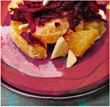 Apple Orange Beet Appetizer