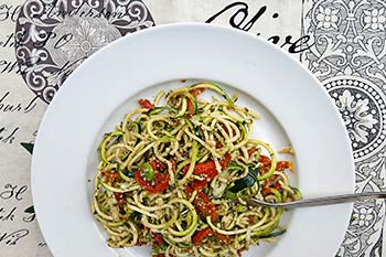 Lemon Thyme Zucchini Pasta